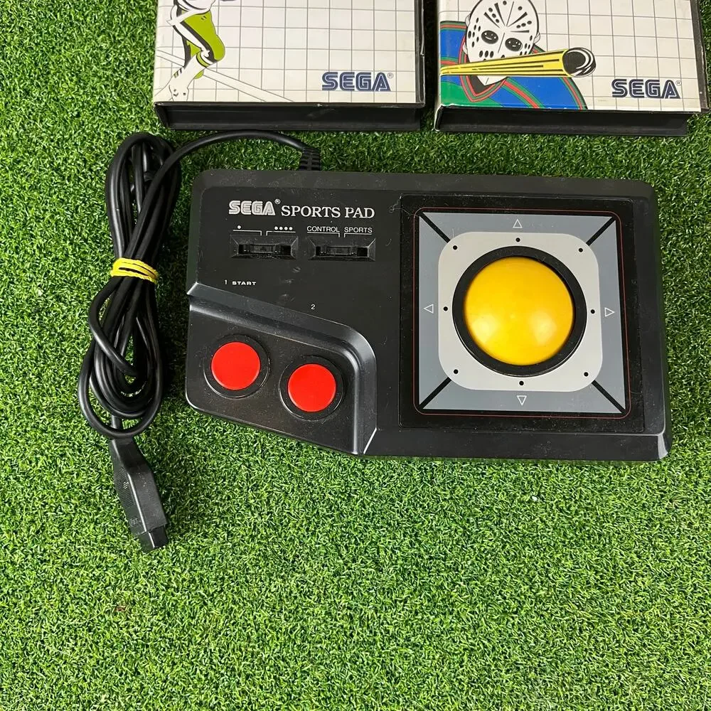 Sega Sports Pad Controller Sega Master Sports Pad Football Great Ice Hockey Set